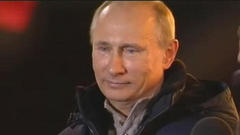 プーチンさん、本当に勝って泣いている。いい涙だ。